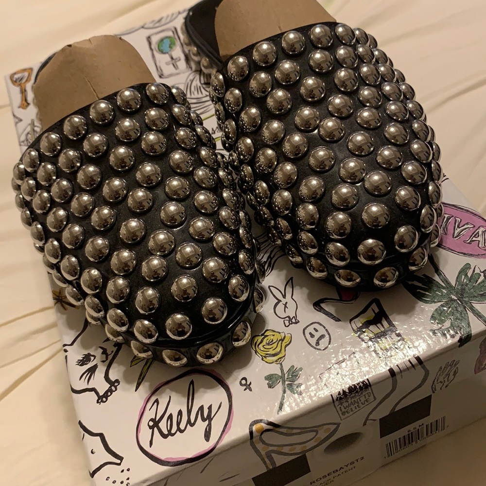 Jeffery Campbell Rosebay Studded Mules